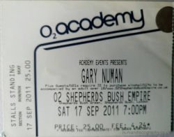 London Ticket 2011